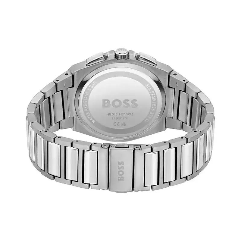 Hugo Boss Steer Chronograph Blue Dial Men's Watch- 1514048